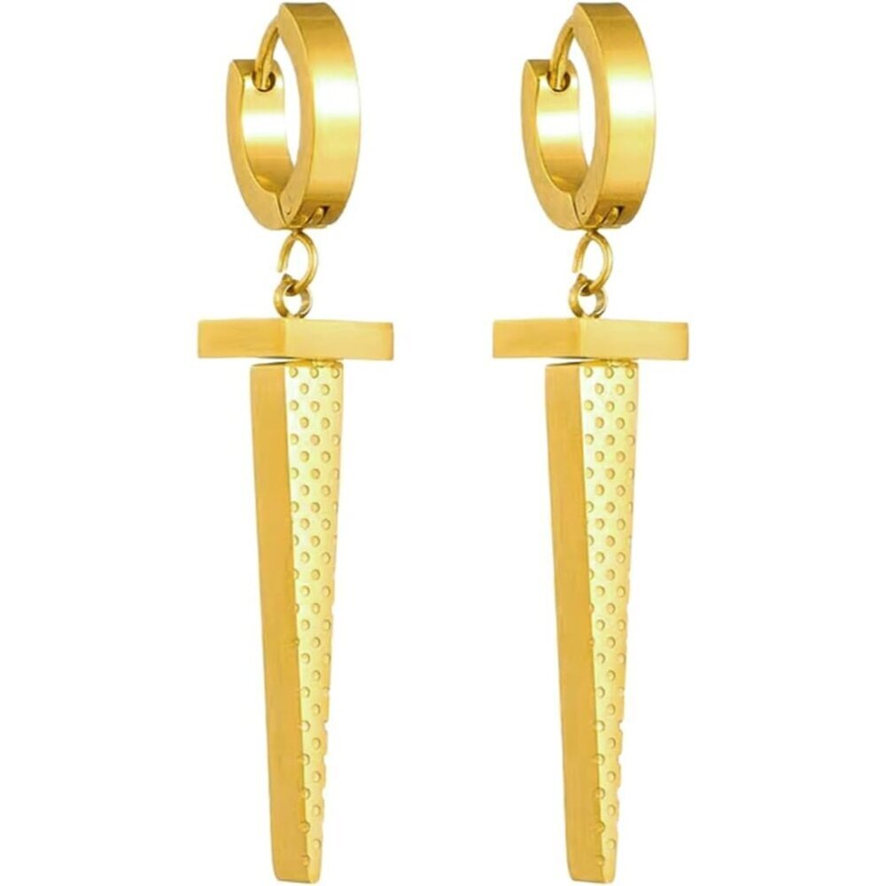 Awl Gold Dangle Statement Vintage Cute Long Summer Earring for Women Jewelry